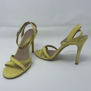 Yellow Strappy heels by Charles David. Size 9